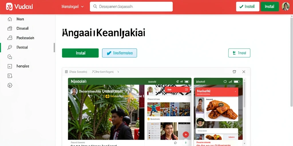 Tampilan antarmuka yang menarik dan modern.