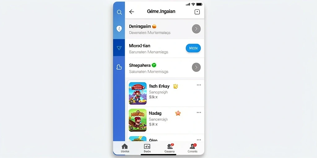 Tampilan menu utama yang menarik dan mudah dinavigasi.