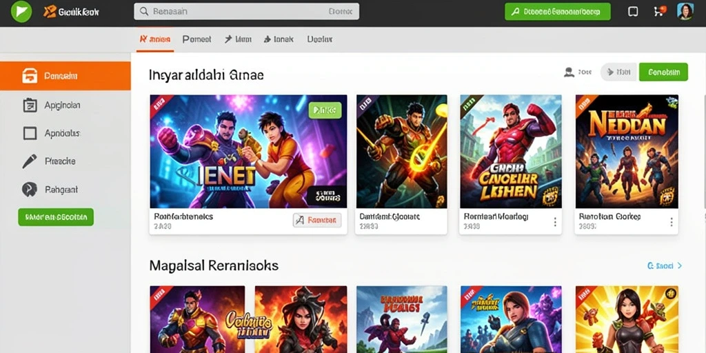Screenshot menampilkan tampilan antarmuka permainan yang menarik.
