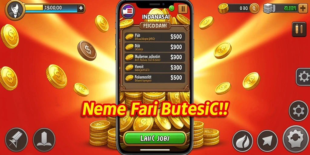 Tampilan antarmuka game yang menarik dan mudah digunakan.