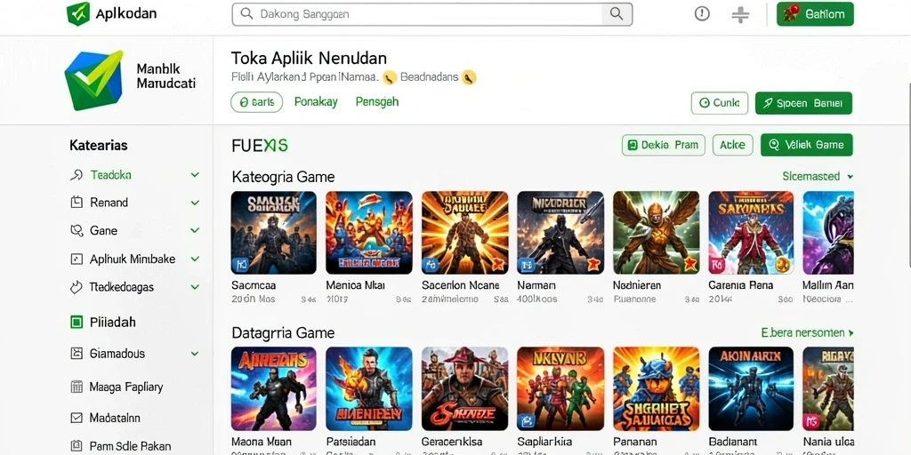 Tampilan grafis OJA89 yang memukau dan detail.