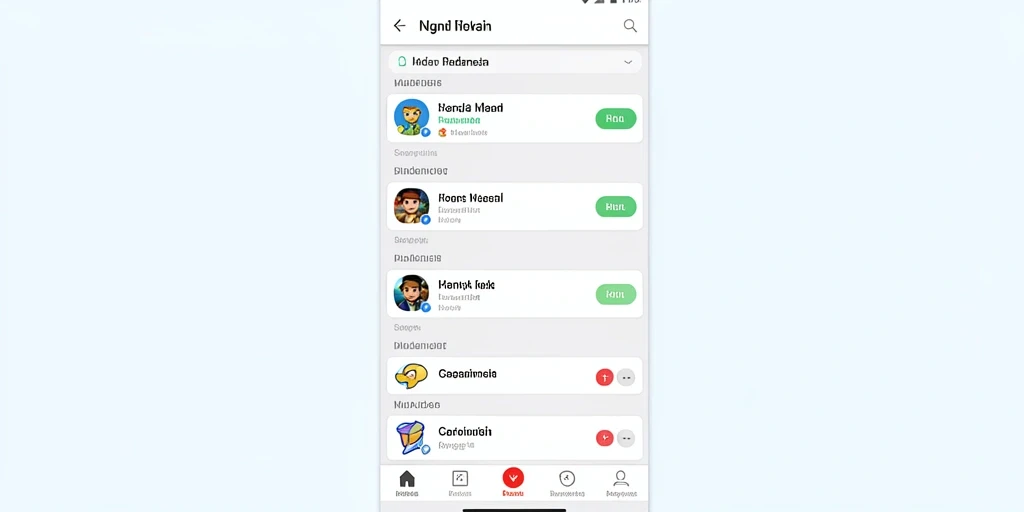 Tampilan menarik dengan karakter lucu.