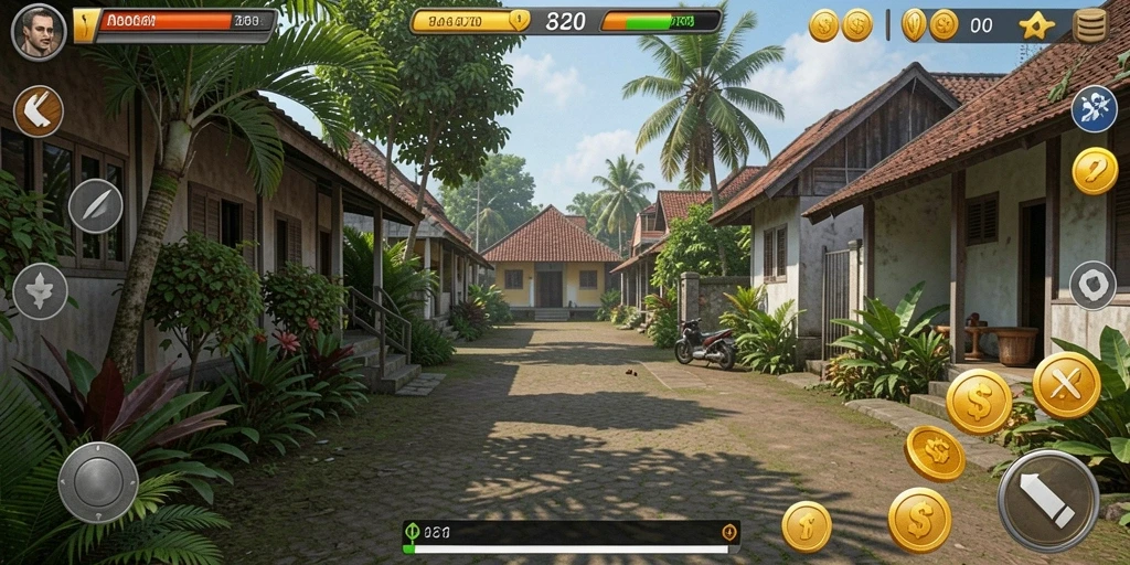 Tampilan awal game yang menggugah selera.