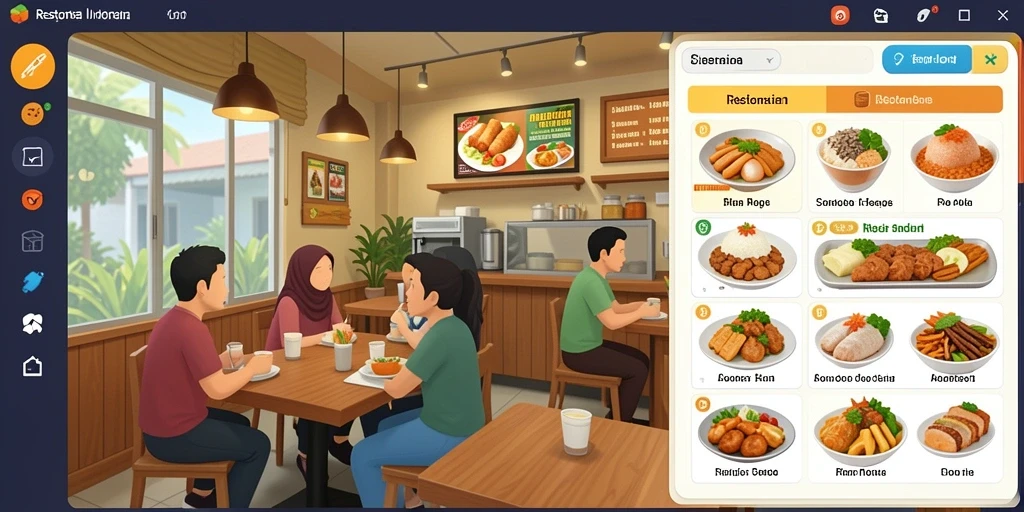 Tampilan antarmuka utama yang menarik dan mudah digunakan.