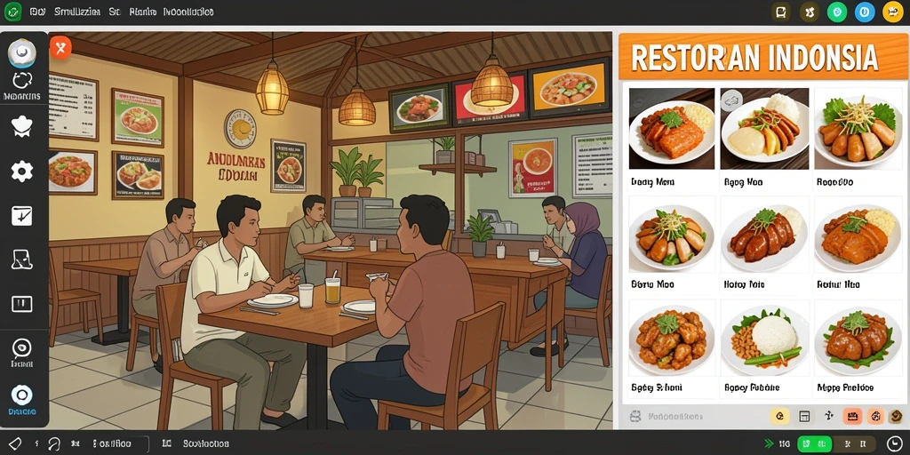 Tampilan awal game yang menarik dan intuitif.