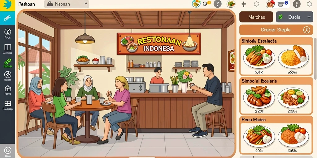 Tampilan antarmuka yang menarik dan mudah dipahami.